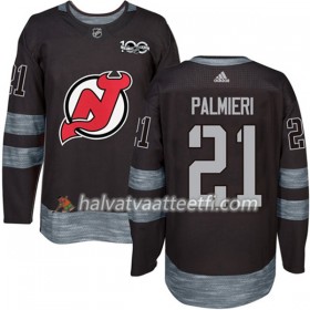 Miesten NHL New Jersey Devils Pelipaita Kyle Palmieri 21 1917-2017 100th Anniversary Adidas Musta Authentic